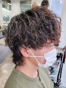 フィフス 原宿(fifth) ツイストスパイラルパーマツーブロック韓国マッシュウルフヘア