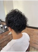 メンズマッシュ×ツイストスパイラルパーマ