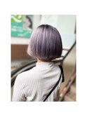 ショートラベンダーカラー