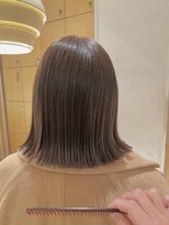 オーガニックエコ 川越(organic+eco)&nbsp;20代30代大人かわいいボブ×ピンクベージュカラー♪