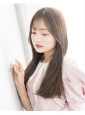 《フェミニン◎》ロングストレート