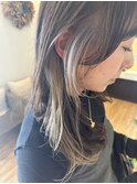 淡色インナーカラー
