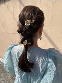 結婚式ヘアセット