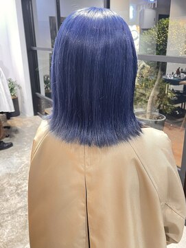 ノーム(norm) ブルー/ブルージュ/ケアブリーチ/ダブルカラー/渋谷