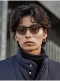 波巻きパーマセンターパート常田大希スパイラルパーマメンズ