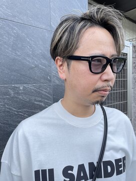コネクト(Connect) センターパート束感ハイライトメッシュ