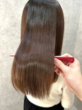 テトテ 三宮店(Tetote) 【tetote三宮/五熊】艶髪ストレート/シアーカラー