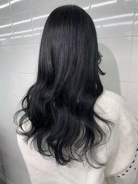 グロウ 渋谷(grow) プルエクステで韓国人風黒髪ロング