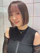 ココ なかもず店(COCO)&nbsp;レイヤーカット/ボブ/髪質改善/チェリーブラウン