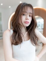 ハバナ 立川(HAVANA) 韓国風レイヤーカット髪質改善ダブルカラーミルクティーベージュ