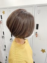 グランデュール 東静岡池田店(GRANDEUR)&nbsp;ダブルカラーショートボブインナーカラーハイライトケアブリーチ