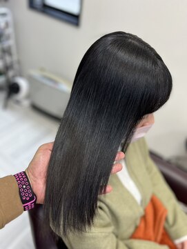 美容室 ケン(KEN) M3D縮毛矯正+髪質改善トリートメント黒髪が最高