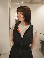 オンド 中目黒(ond) ブラウンベージュのレイヤーボブ