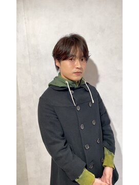 アッシュ 浜田山店(Ash) シースルーバング　マッシュウルフ