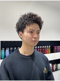スパイキーショート/短髪パーマ
