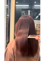 ホネン(honen)&nbsp;髪質改善＊METEOカラー×レッドブラウン　薬院/天神/博多