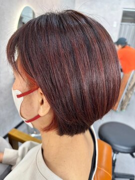 ミライバイスタイルジャパン 南風原店(mirai by sty japan) ハイライト×ピンク