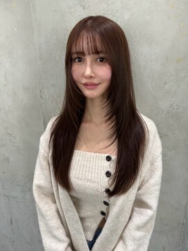 ロンドアベニール 北千住(Lond avenir) イメチェン外ハネボブ美髪ワイドバングミディアムレイヤーカット