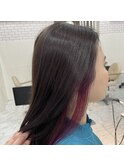 ベリーピンクインナーカラー