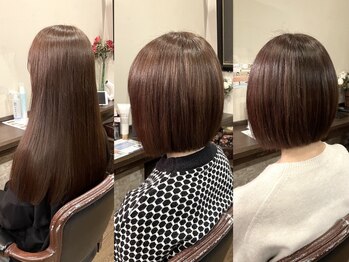 おしゃれ泥棒(ROUTE306)の写真/髪と頭皮に優しいオーガニックカラーで美しさを引き出す◎ダメージを最小限に抑え、健康的で美しい髪へ♪