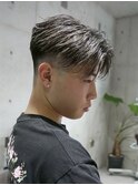 MEN'S/フェザーショート×フェード/短髪#ハイライト