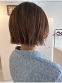 切りっぱなしボブ