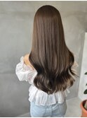 ブリーチなしオリーブベージュ