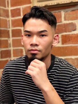 プレミアムバーバー 銀座店(PREMIUM BARBER produce by HIRO GINZA) フェード×ニュアンスパーマ