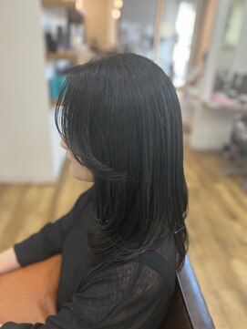 リンク(Link Hair&Spa) イメチェン透明感カラー/小顔こなれミディ/秋色/髪質改善