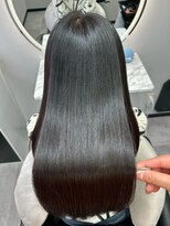 ピリオド 松阪(Period.)&nbsp;ロングヘアーダークグレージュ髪質改善 松阪美容室