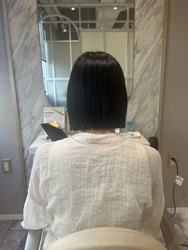 トッカ 高槻店(tocca) 暗髪×あご下外ハネボブ