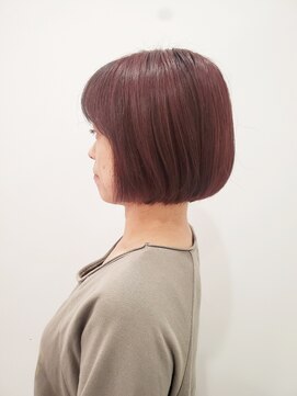 エレノア 自由が丘ANNEX(Eleanor) 肩上ボブ/ピンクブラウン/ローライト