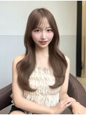 韓国ブリーチなしヘーゼルベージュ