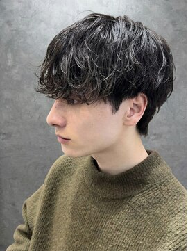 濡れ感ショートパーマ