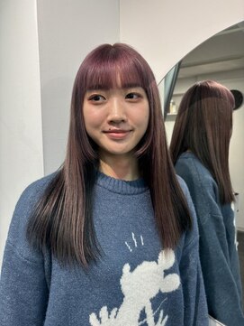 ピンクカラー/ピンクパープルカラー/カシスレッド/ハイトーン