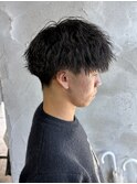 MEN’S HAIR/サーフカール/刈り上げセンターパート/群馬高崎