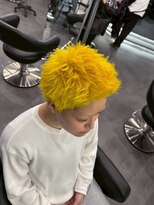 ラベル 渋谷(LAVEL)&nbsp;スパイキーショート/メンズデザインカラー/ネオンイエロー/渋谷