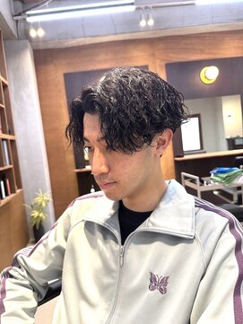 アトラクト バイ ラック 津田沼(Attract by LUCK) ツイストスパイラルパーマ/津田沼/メンズパーマ/メンズ/ブリーチ