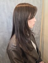 スマイロンナイロン ヘアー(smile on nylon hair) レイヤーカット+グレージュヘアカラー