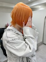 イチエ(icie)&nbsp;シャーベットオレンジ　ウルフ