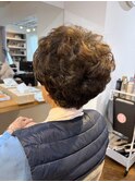 逆毛を立てたショートセット