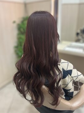 ウリ 横浜(uli) ロングレイヤー×ココアブラウン