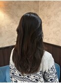 ◎ ハッシュレイヤー/ミルクグレージュ/韓国巻き/顔周り154