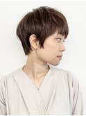 【松戸　松田】ベリーショート茶髪丸みショート