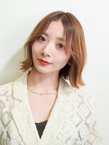 ラフィス ヘアー リーベ 京都駅前店(La fith hair liebe)&nbsp;【La fith】くびれボブ×カーテンバング×ダブルカラー