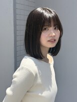 キユ(qiyu)&nbsp;簡単スタイリングやわらか丸みミディボブ[広島/八丁堀]