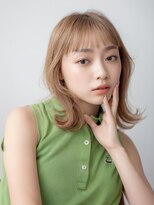 ブロッサム 東久留米店(Blossom)&nbsp;20代30代大人外ハネスタイル×柔らかベージュ