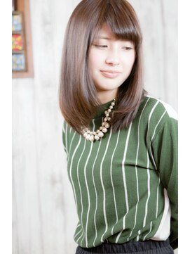 セシル 高津店(SECIL) ナチュラルストレート　[前髪あり]