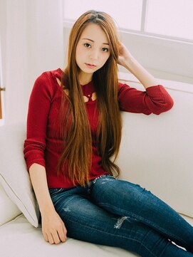 スムーズ 北千住(smoos’) レイヤーロング ツヤサラストレート【北千住店】