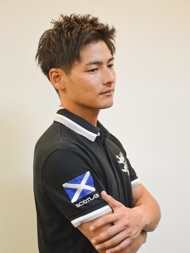 ヘアーサロン アヤタ 野田店(AYATA) 鬼に金棒じゃけえ。ツーブロックワイルドアップバング